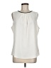 Chaus 100% Polyester Ivory Sleeveless Blouse Size M - photo 1