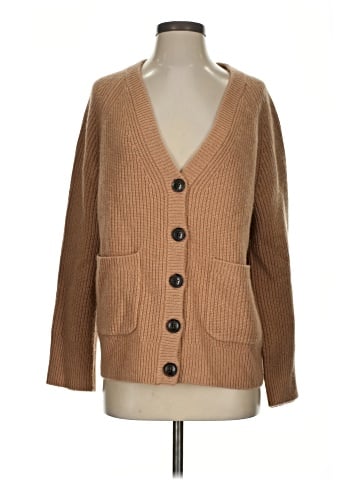 White + Warren Wool Cardigan (view 1)