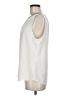 Chaus 100% Polyester Ivory Sleeveless Blouse Size M - photo 5