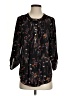 Daniel Rainn 100% Polyester Black 3/4 Sleeve Blouse Size XS - photo 1