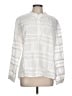 Dylan 100% Cotton White Long Sleeve Blouse Size L - photo 1