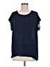 Vince. Blue Short Sleeve Blouse Size M - photo 1