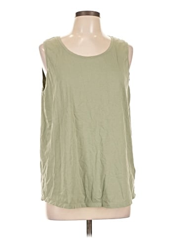 Lands' End Sleeveless T-Shirt (view 1)