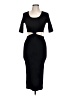 Jonathan Simkhai Solid Black Cocktail Dress Size L - photo 1