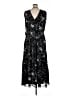 1.State 100% Polyester Paisley Black Casual Dress Size XL - photo 2