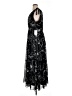 1.State 100% Polyester Paisley Black Casual Dress Size XL - photo 5