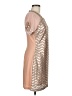 Elliatt Chevron-herringbone Tan Cocktail Dress Size M - photo 4