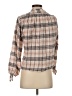 Faherty 100% Cotton Plaid Tan 3/4 Sleeve Blouse Size XS - photo 2