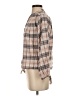 Faherty 100% Cotton Plaid Tan 3/4 Sleeve Blouse Size XS - photo 5