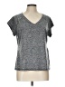Ideology 100% Polyester Gray Active T-Shirt Size L - photo 1