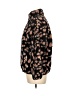 Nine West 100% Polyester Animal Print Brown Faux Fur Jacket Size L - photo 5