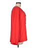 MICHAEL Michael Kors 100% Polyester Red Long Sleeve Blouse Size 8 - photo 4