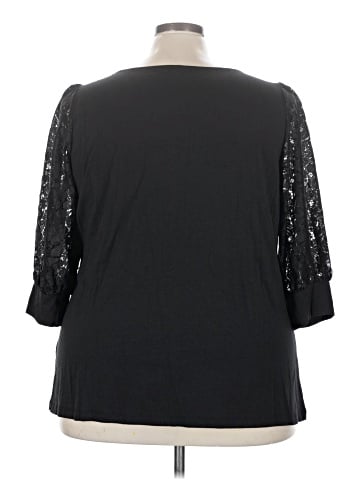 June + Vie 3/4 Sleeve T-Shirt (view 2)