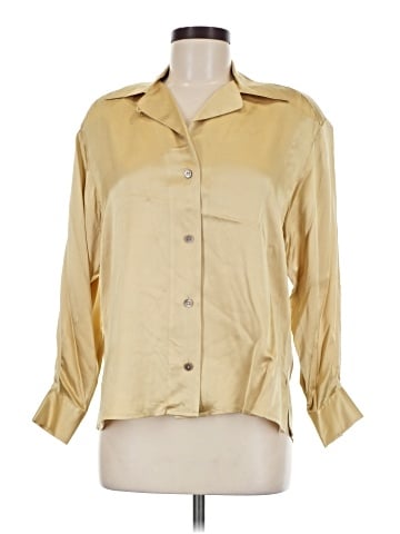 Linda Allard Ellen Tracy 3/4 Sleeve Button-Down Shirt (view 1)