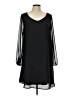 Naif 100% Polyester Solid Black Cocktail Dress Size L - photo 1