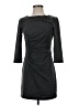 David Meister Houndstooth Gray Cocktail Dress Size 2 - photo 1
