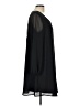 Naif 100% Polyester Solid Black Cocktail Dress Size L - photo 4