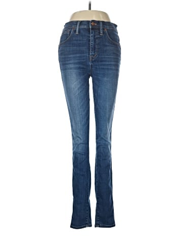 Madewell Tall 10" High-Rise Skinny Jeans in Danny Wash: TENCEL&trade; Denim Edition (view 1)