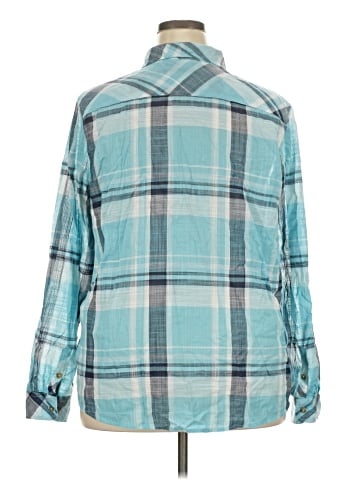 Natural Reflections Long Sleeve Button-Down Shirt (view 2)