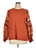 Sioni Orange Long Sleeve Blouse Size 1X - photo 1