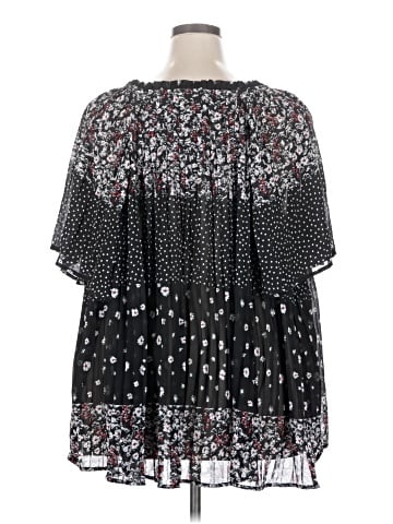 Peach Short Sleeve Blouse (view 2)