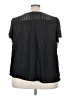 Faded Glory 100% Polyester Black Short Sleeve Henley Size 4X - photo 2