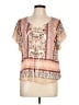 Unity World Wear Orange Short Sleeve Blouse Size L - photo 1
