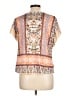 Unity World Wear Orange Short Sleeve Blouse Size L - photo 2