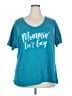 Bcg Teal Short Sleeve Top Size 3X - photo 1