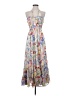 Aqua 100% Polyester Floral White Cocktail Dress Size S - photo 1