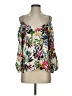 Parker 100% Silk Ivory 3/4 Sleeve Silk Top Size S - photo 1