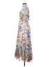 Aqua 100% Polyester Floral White Cocktail Dress Size S - photo 5