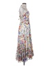 Aqua 100% Polyester Floral White Cocktail Dress Size S - photo 4