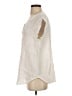 Gap 100% Linen Ivory Sleeveless Blouse Size XS - photo 5