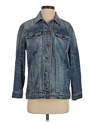 Madewell The Oversized Jean Jacket in Wortham Wash (view 1)