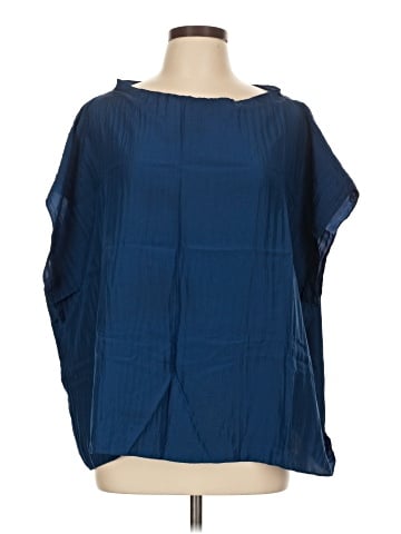 Eileen Fisher Short Sleeve Silk Top (view 1)