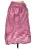 Zara Basic Checkered-gingham Pink Casual Skirt Size M - photo 1