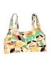 Kona Sol Floral Yellow Swimsuit Top Size 1X - photo 1