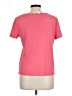 Rafaella 100% Cotton Pink Short Sleeve Top Size L (petite) - photo 2
