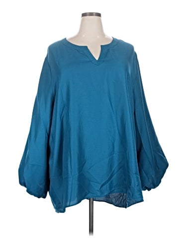 June + Vie 3/4 Sleeve Blouse (view 1)