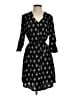 41Hawthorn 100% Polyester Argyle Black Casual Dress Size S - photo 1
