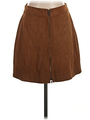 Madewell Leather Skirt (view 1)