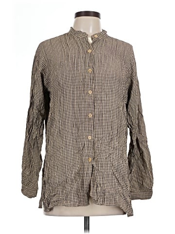 Karen Kane Long Sleeve Button-Down Shirt (view 1)