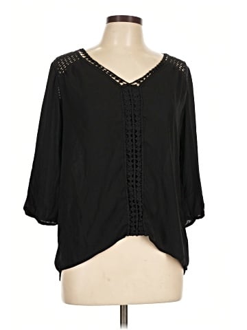 Xhilaration 3/4 Sleeve Blouse (view 1)