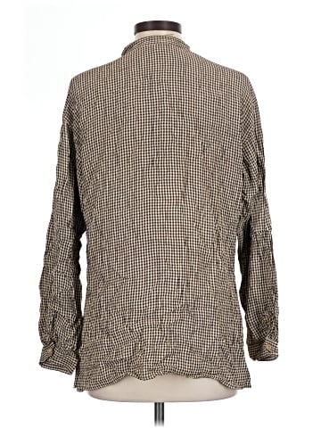 Karen Kane Long Sleeve Button-Down Shirt (view 2)