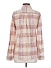 Free People Plaid Multi Color Pink Long Sleeve Button-Down Shirt Size XS - photo 2
