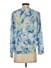 Cloth & Stone Blue 3/4 Sleeve Blouse Size S - photo 2