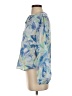 Cloth & Stone Blue 3/4 Sleeve Blouse Size S - photo 5