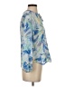 Cloth & Stone Blue 3/4 Sleeve Blouse Size S - photo 4