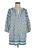 Purejill Blue 3/4 Sleeve Blouse Size M - photo 1
